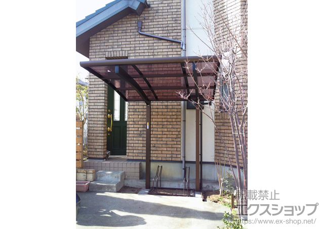 静岡県静岡市ののサイクルポート・駐輪場 レイナポート ミニ 積雪〜20?対応 施工例