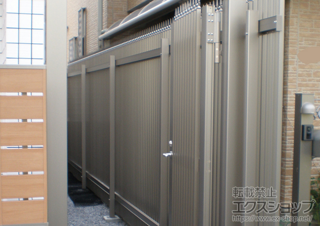 東京都足立区のの門扉、フェンス・柵 フレラインN3型フェンス 施工例