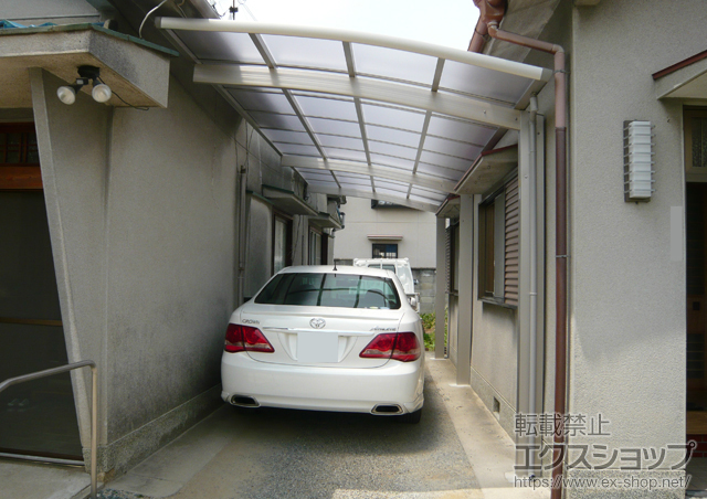 大阪府堺市ののカーポート レイナポート 延長 積雪〜20cm対応 施工例