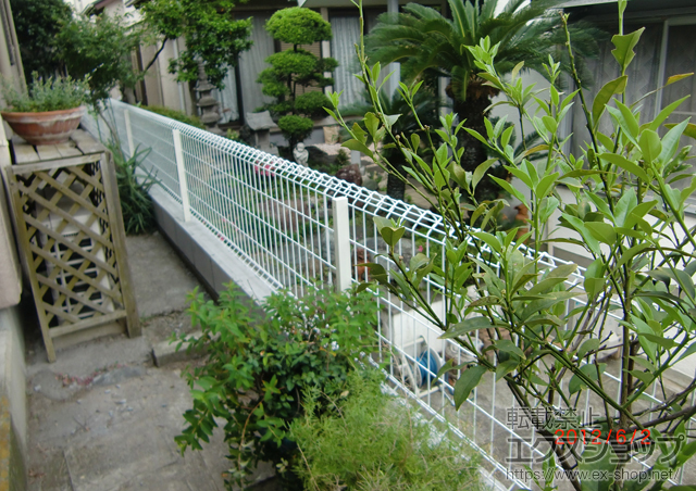 神奈川県川崎市ののフェンス・柵 イーネットフェンス1F型 施工例