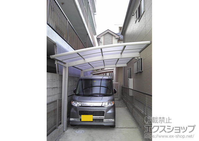 愛知県名古屋市ののカーポート プレシオスポート 積雪〜20ｃｍ対応 施工例