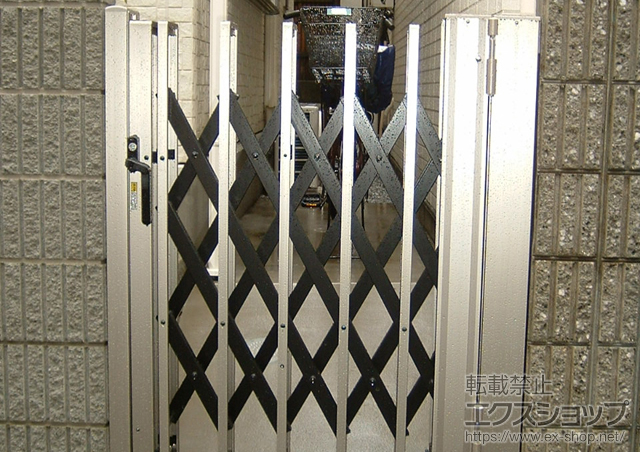 東京都世田谷区ののカーゲート トリップゲートREHG-A ノンキャスター 片開き13S 施工例