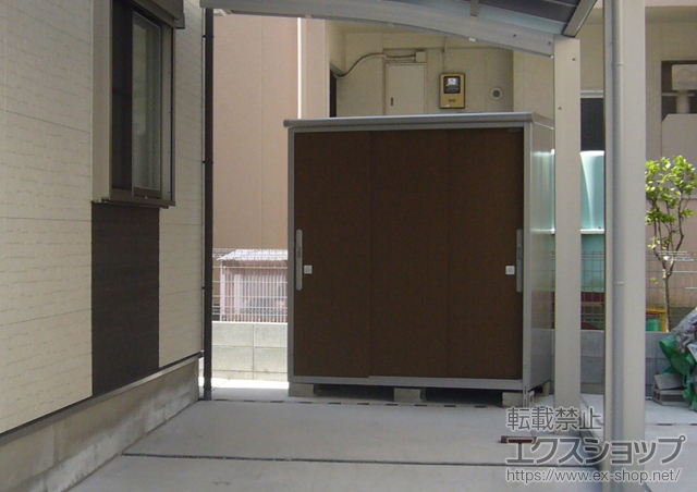 東京都足立区のの物置・屋外倉庫 エスモ 一般型（ESD-1809AGL） 施工例