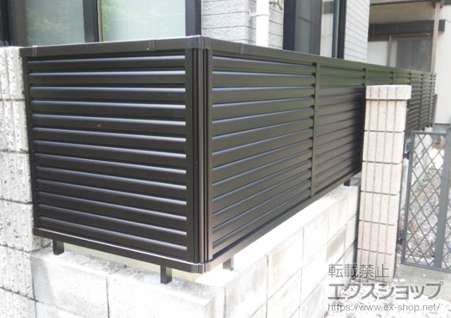 神奈川県横浜市ののフェンス・柵 プリレオR9型フェンス フリーポールタイプ 施工例