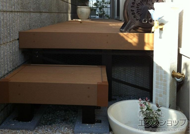 神奈川県川崎市のの立水栓・ガーデンシンク ファミエンテ 施工例