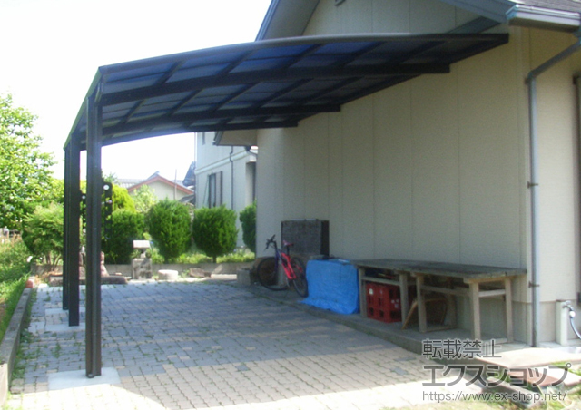 愛知県新城市ののカーポート レイナベーカポート 延長　積雪〜20cm対応 施工例