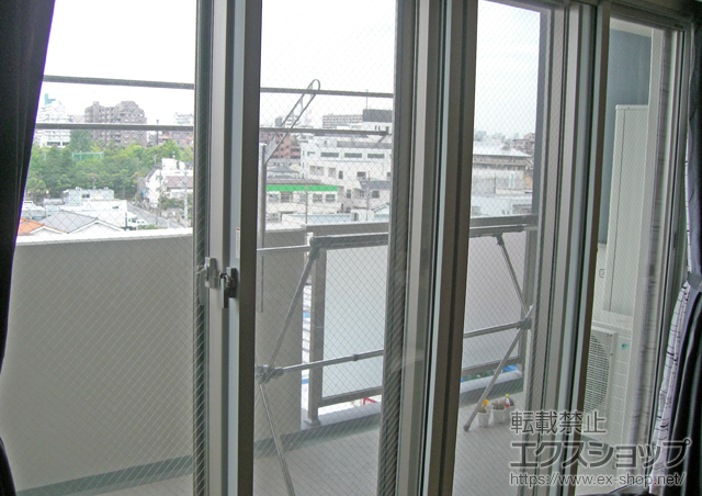 東京都江戸川区のの二重窓（内窓） インプラス ダストバリア仕様 引違い窓 4枚建 施工例