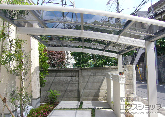 東京都杉並区ののカーポート プレシオスポート 積雪〜20cm対応 施工例