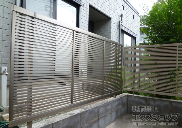 東京都小金井市ののフェンス・柵 シャレオR1型フェンス　フリーポールタイプ 施工例