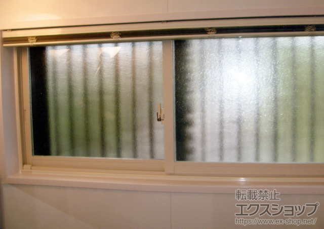 兵庫県川西市のの二重窓（内窓） インプラス ダストバリア仕様 引違い窓（浴室仕様） ユニットバス納まり 2枚建 施工例