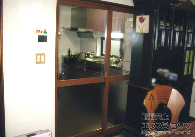 兵庫県川西市のの二重窓（内窓） インプラス ダストバリア仕様 引違い窓 2枚建 施工例