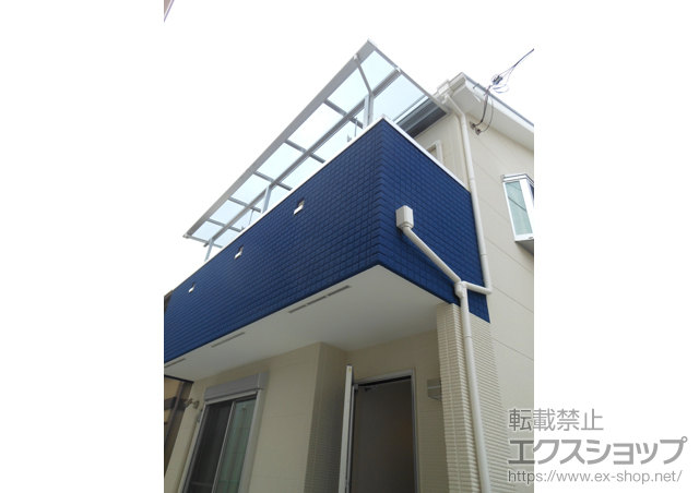 大阪府茨木市のLIXIL リクシル（トステム）のテラス屋根 ライザーテラスII F型 テラスタイプ 積雪対応〜20? 施工例