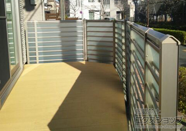 東京都府中市ののフェンス・柵 サニーブリーズフェンスS型 間仕切りタイプ 施工例