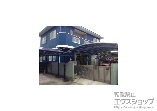 熊本県菊池郡菊陽町ののカーポート レイナポート M合掌 積雪〜20cm対応 施工例