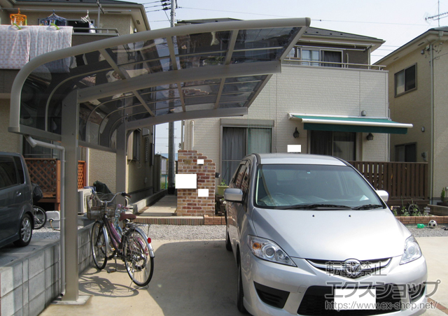 埼玉県さいたま市ののカーポート レイナキャップポート 積雪〜20cm対応 施工例