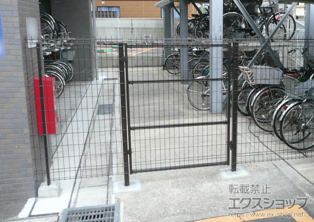 宮城県仙台市ののフェンス・柵 メッシュフェンスG10 施工例