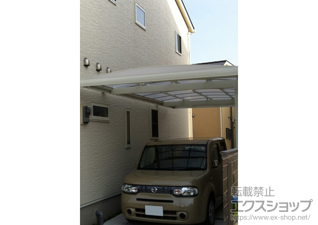 兵庫県神戸市ののカーポート キューブポートプラス　積雪〜20cm対応 施工例