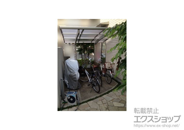 千葉県柏市ののサイクルポート・駐輪場 レイナポート ミニ 積雪〜20?対応 施工例