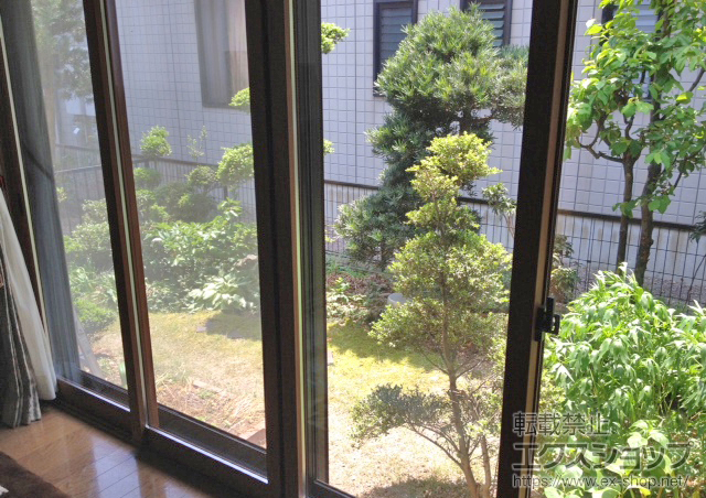 岐阜県各務原市のの二重窓（内窓） インプラス ダストバリア仕様 引違い窓 2枚建 施工例