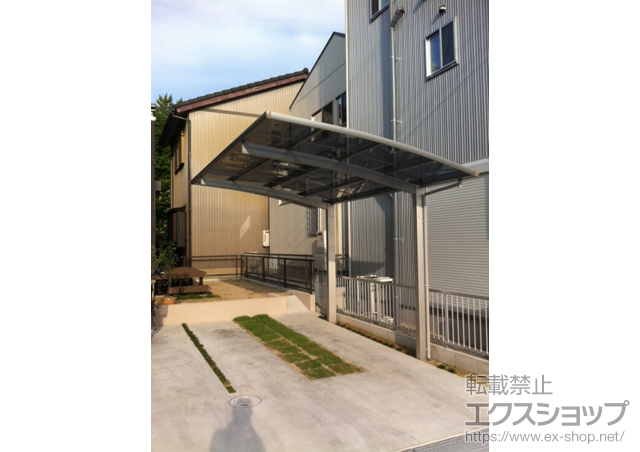 愛知県一宮市ののカーポート プレシオスポート 積雪〜20ｃｍ対応 施工例