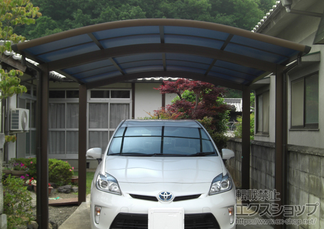 奈良県御所市ののカーポート レイナワンポート 積雪〜20cm対応 施工例