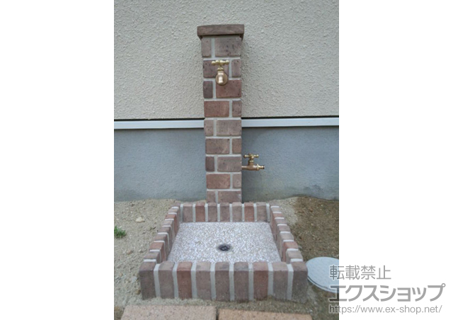 兵庫県宝塚市のの立水栓・ガーデンシンク オキャスティ ♯01 施工例