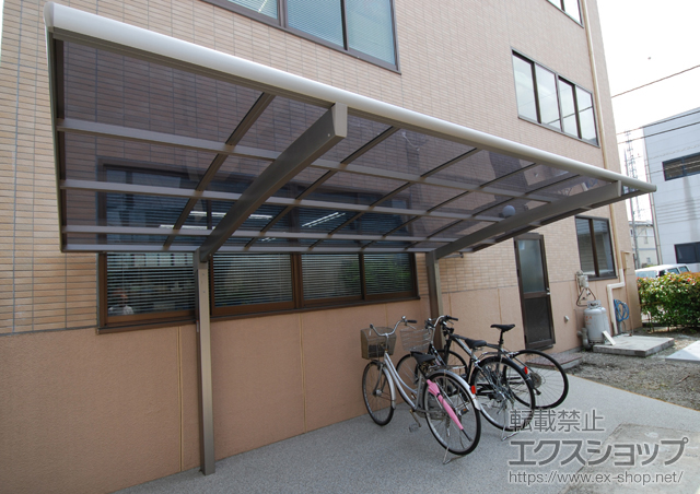 埼玉県川口市のLIXIL リクシル（トステム）のカーポート カーブポートシグマIII 積雪〜30?対応 施工例