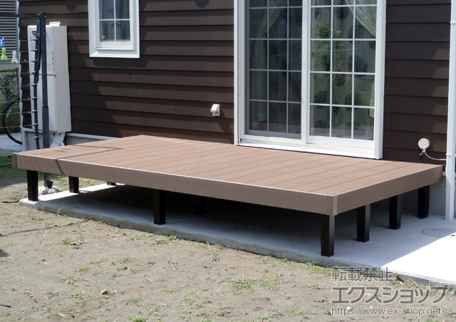 千葉県長生郡一宮町ののウッドデッキ リウッドデッキ200 単体 施工例