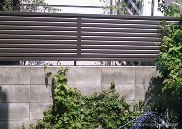 兵庫県宝塚市ののフェンス・柵 プリレオR9型フェンス フリーポールタイプ 施工例