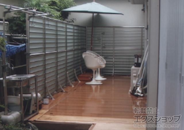 埼玉県川口市ののフェンス・柵 サニーブリーズフェンス S型 施工例