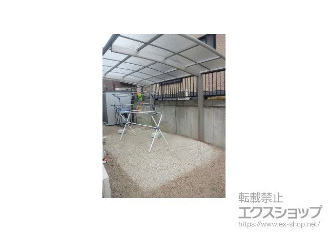 岡山県赤磐市ののカーポート レイナポート 積雪〜20ｃｍ対応 施工例