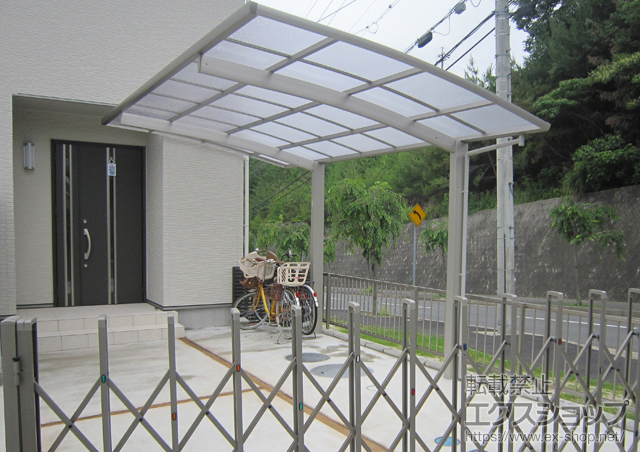 愛知県春日井市ののカーポート プレシオスポート 積雪〜20ｃｍ対応 施工例