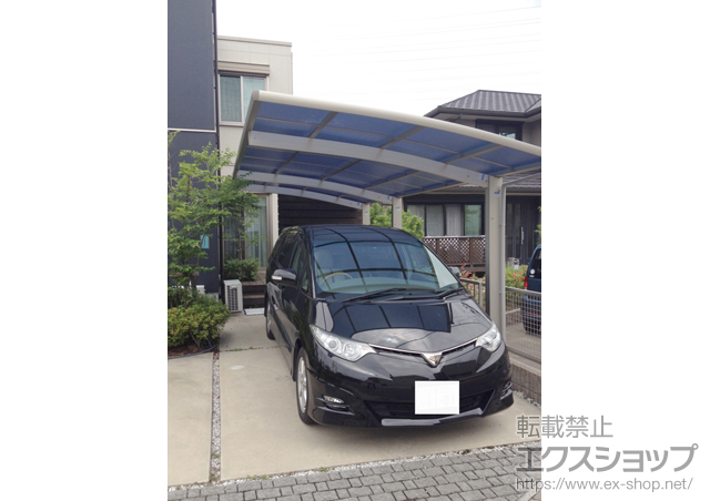 三重県四日市市ののカーポート レイナポート 延長 積雪〜20cm対応 施工例