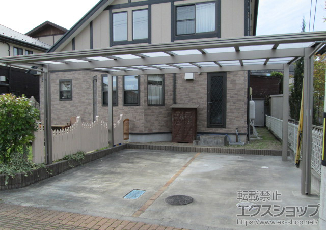 宮城県黒川郡富谷町ののカーポート アーキデュオ プレミアムワイド 積雪〜20?対応 施工例