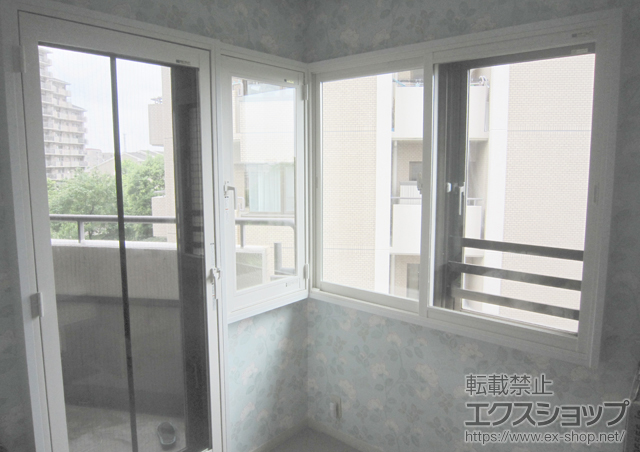 神奈川県横浜市のの二重窓（内窓） インプラス ダストバリア仕様 テラスドア 施工例