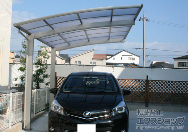 大阪府泉大津市ののカーポート プレシオスポート　積雪〜20cm対応 施工例