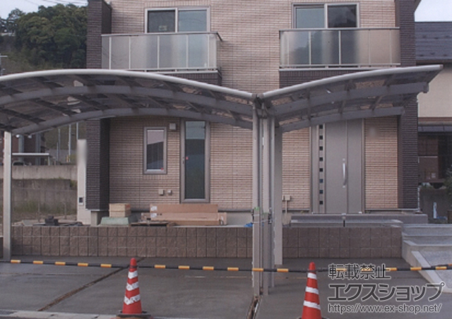 京都府宮津市ののカーポート レイナポート 積雪〜20?対応 施工例