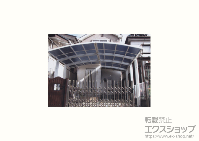 神奈川県大和市ののカーポート レイナポート M合掌 積雪〜20cm対応 施工例