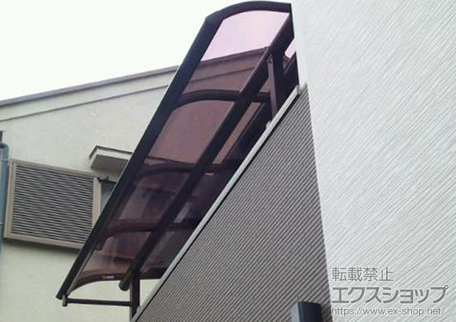 兵庫県宝塚市ののバルコニー・ベランダ屋根 プレシオステラス R型 屋根タイプ 単体　積雪〜20cm対応 施工例