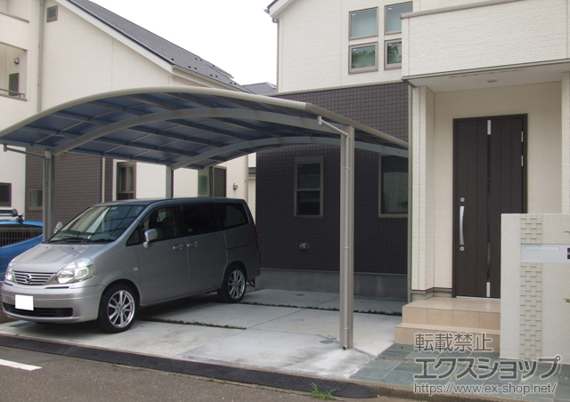 東京都小平市ののカーポート レイナツインポート 積雪〜20cm対応 施工例