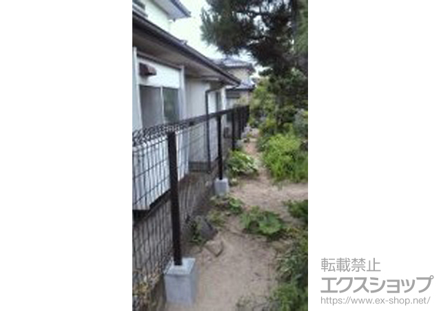 鳥取県鳥取市ののフェンス・柵 メッシュフェンスG10 施工例