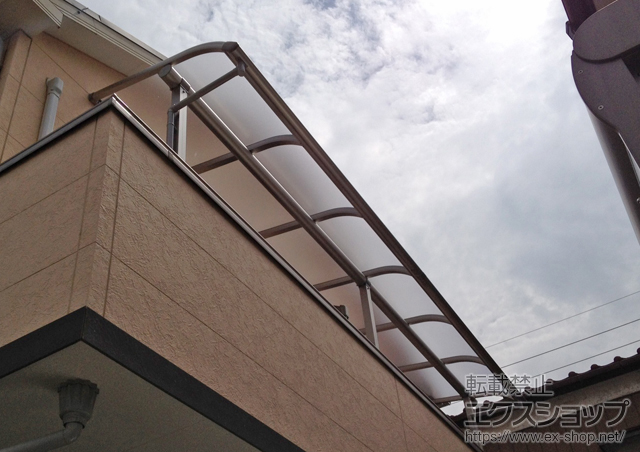 千葉県松戸市ののバルコニー・ベランダ屋根 プレシオステラス R型 屋根タイプ 積雪〜20? 施工例