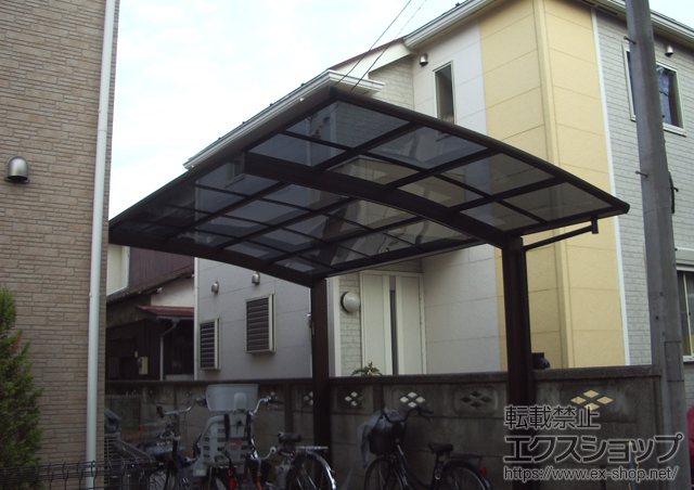 東京都府中市ののカーポート プレシオスポート 積雪〜20cm対応 施工例