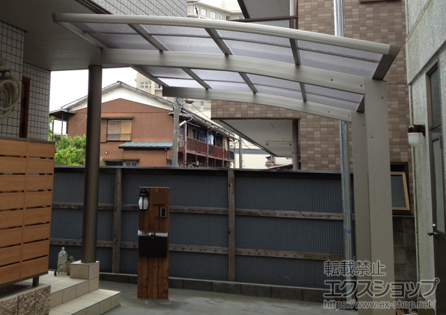 神奈川県横浜市ののカーポート プレシオスポート 積雪〜20cm対応 施工例