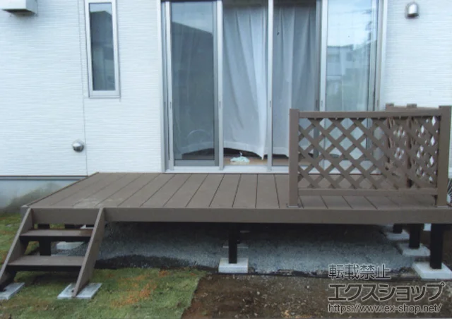 ��ʌ��k�����S�ɓޒ���YKKAP�̃E�b�h�f�b�L ���E�b�h�f�b�L 200 �P��+���E�b�h �X�e�b�v5�^ T�^�C�v�i2�i�j+ ���E�b�h�f�b�L�t�F���X2�^�����`�X�i�q�� �{�H��