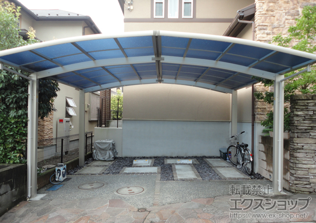 東京都町田市ののカーポート レイナポート M合掌 積雪〜20cm対応 施工例