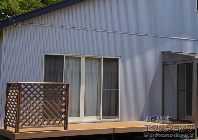 千葉県鎌ケ谷市のLIXIL リクシル（トステム）のウッドデッキ リコステージII 施工例