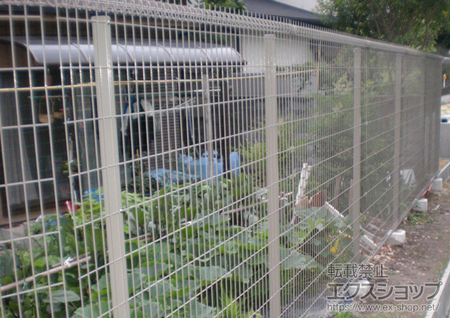 兵庫県西宮市ののフェンス・柵 ハイグリッドフェンス剣先2型 フリーポールタイプ 施工例