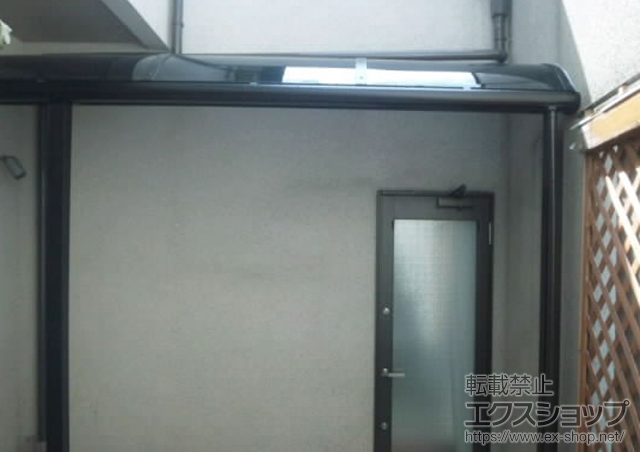 東京都八王子市ののテラス屋根 プレシオステラス R型 テラスタイプ 単体 積雪〜20cm対応 施工例