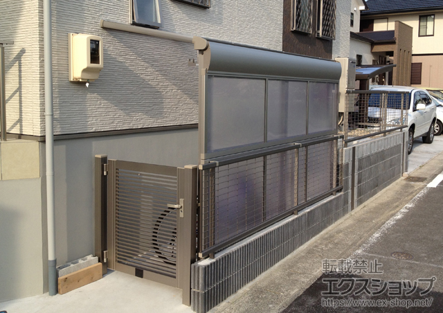 愛知県知多郡武豊町ののバルコニー・ベランダ屋根 ヴェクターテラス F型 屋根タイプ 積雪〜20?対応 施工例